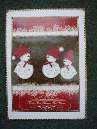 Snowbird Greetings 5x7 by Christine Adcock