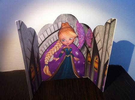 Rapunzel Gatefold Card by Christine Andrews