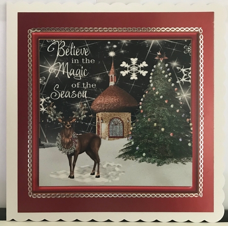 Christmas deer by Christine Easey