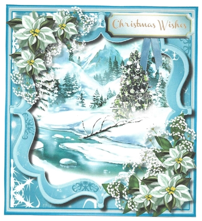 Beautiful White Christmas at the River,  by Christine Easey