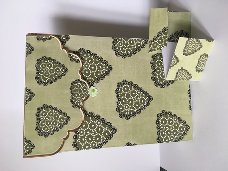 Olive Heart Gift Bag Mini Kit with Gift Card & Envelope by Christine Easey
