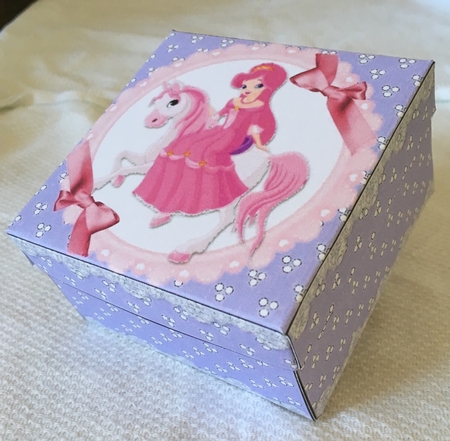 Princess on Pony Gift Box by Christine Easey