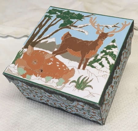 Deer in Snow Gift Box by Christine Easey