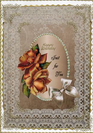 Oval Pearls and Lace by Christine Easey
