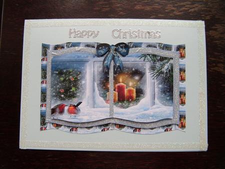 Robins and Candles, Through the Window by Christine Easey
