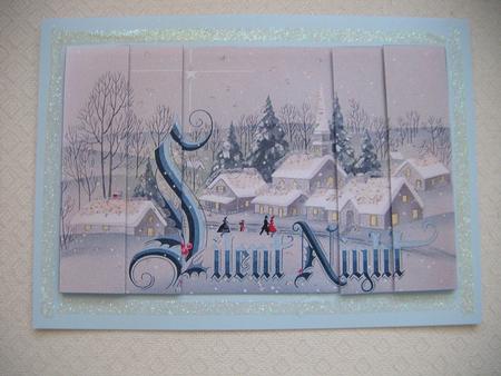 Christmas Silent Night Side Stacker by Christine Easey