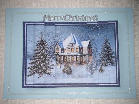 Snowy Winters Night Side Stacker by Christine Easey