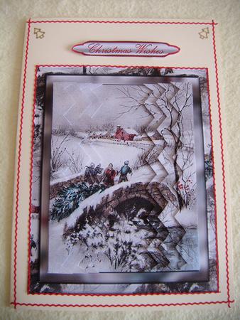 Bringing Home the Tree - Zig-zag Edge Side Stacker by Christine Easey