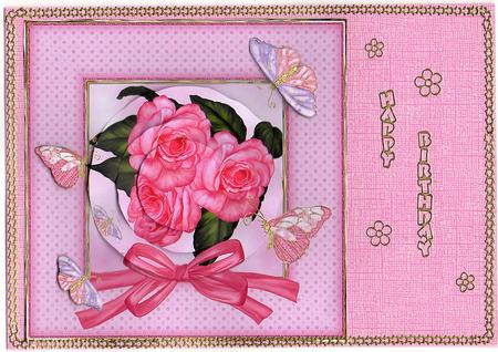 3 Roses 6x6 by Christine Easey