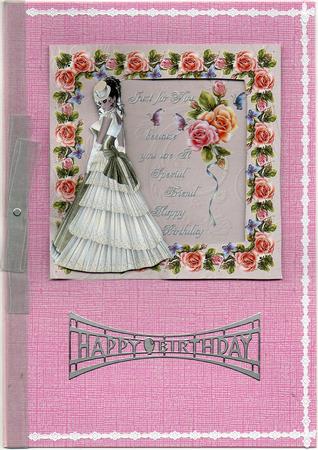 Vintage Lady 6x6 by Christine Easey