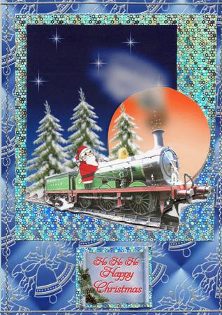 Santa Express 1 by Christine Easey