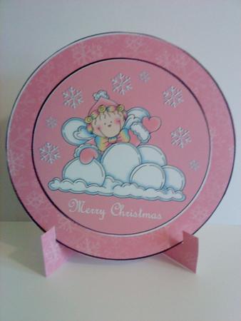 Snow Pixies Large Plate by Christine Easey