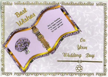 Wedding Book in Lilac by Christine Easey