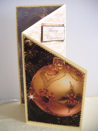 Christmas Bauble Cascade by Christine Easey
