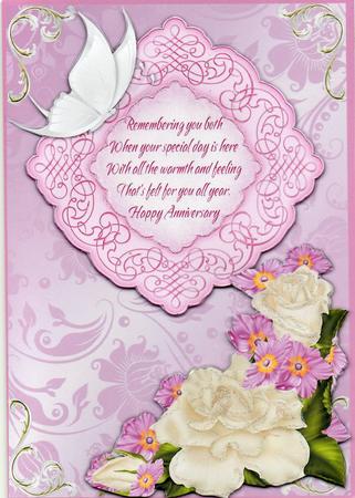 White Butterfly Anniversary by Christine Easey