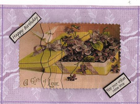 A Gift of Love with Flowers and Scallops by Christine Easey