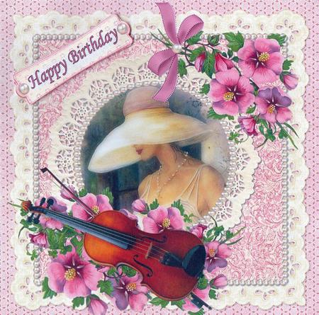8x8 Musical Lady Mini Kit by Christine Easey