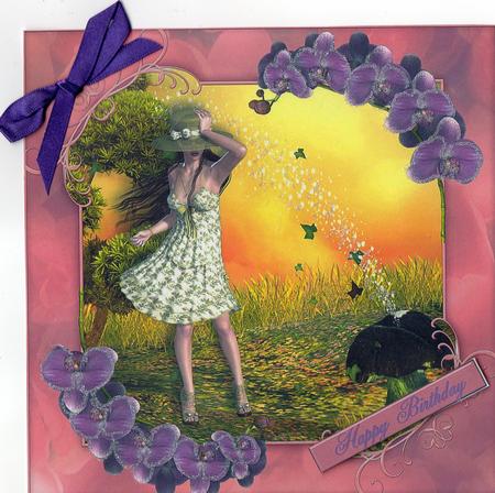 Teenage Birthday Card or Special Occasion by Christine Easey
