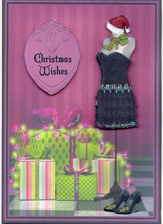 Little Black Christmas Dress by Christine Easey