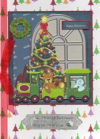 Christmas Window 7 by Christine Easey