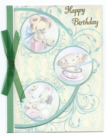 All Smiles Easy Cut Circular Swirl Frame Trio Insert by Christine Easey