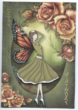 Bobbi Sox Fairy & Beautiful Roses by Christine Easey
