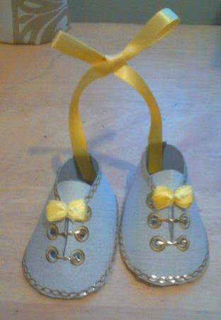 Boy Canvas Baby Shoes by Christine Easey