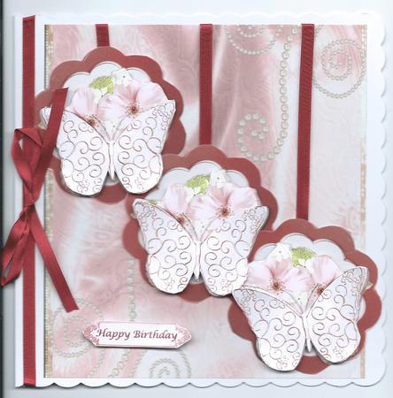A4 Background with Pearl Corners by Christine Easey