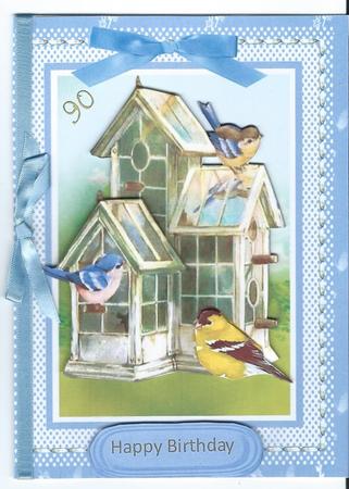 Lovely Birds in the Nest House  by Christine Easey