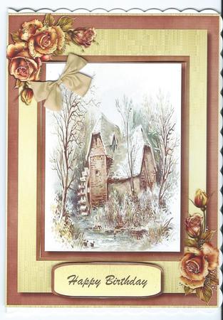 Lovely Golden Roses at the Millpond by Christine Easey