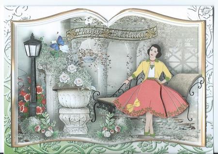 Relax Female Birthday Card or Other Occasion by Christine Easey
