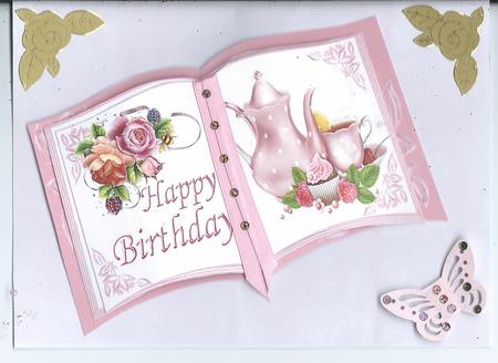 Teatime with English Roses Open Book by Christine Easey