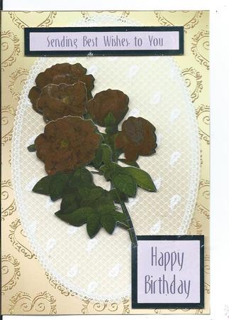 A4 Golden Background by Christine Easey