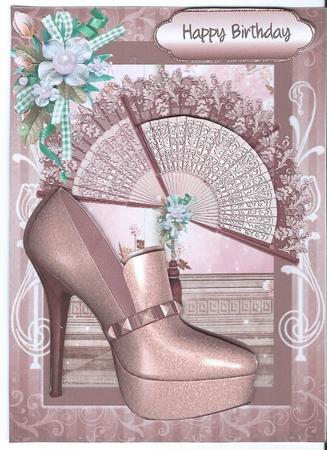 Lovely Shoes and Fan  by Christine Easey