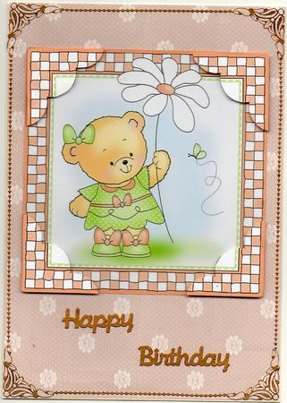 8 x 8 Rosie's Flower Scalloped Corner Topper by Christine Easey