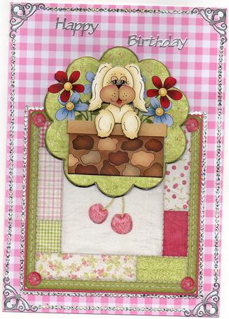 Mable Looking Over the Garden Wall by Christine Easey