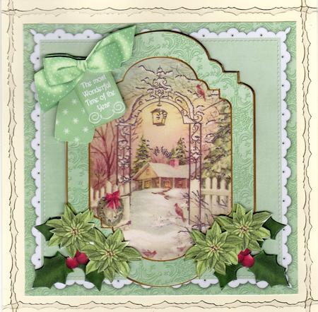 Winter Garden Wonderful Time 6in Christmas Step by Step by Christine Easey