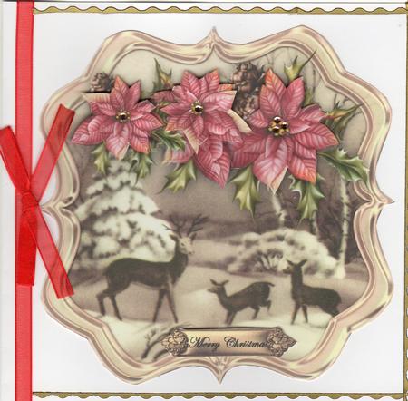 Scallop Topper Vintage Christmas by Christine Easey