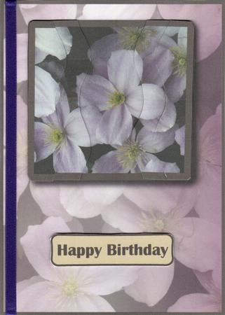 Clematis Flower Arrangement by Christine Easey