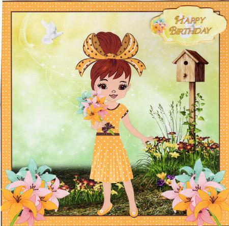 Little Lady Flower Garden Mini Kit by Christine Easey