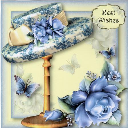 Millinary Magic Willow Pattern 8x8 Quick Topper by Christine Easey