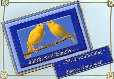 A Little Bird Told Me . . . Easy Pyramid with Decoupage by Christine Easey