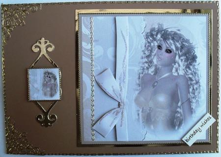 A Natural Beauty Quick Card with Additional Toppers by Christine Haley