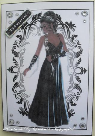 Stunning Ethnic Beauty in Black by Christine Haley