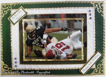 American Football Toppers by Christine Haley