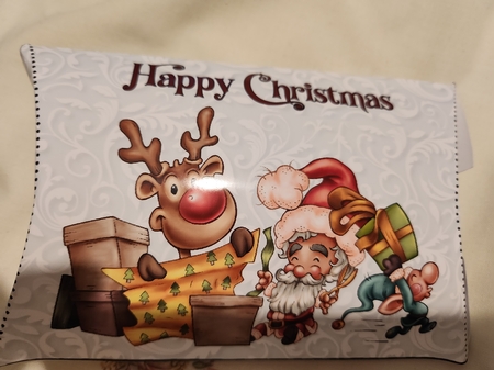 Pillow Box  Wrapping Time  Happy Christmas by Christine Garner