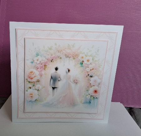 6x6 Floral Archway 1 - Illustrations for Cardmakers & Designers by Christine Garner