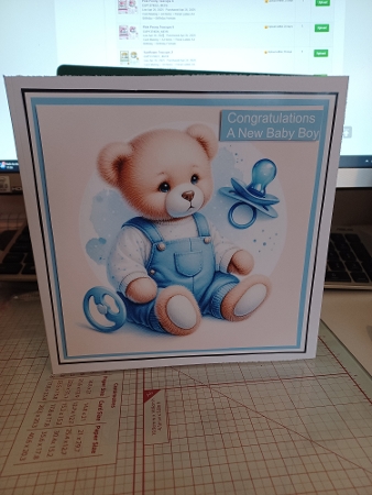 6X6 Blue Bears 1  - Illustrations for Cardmakers & Designers  by Christine Garner