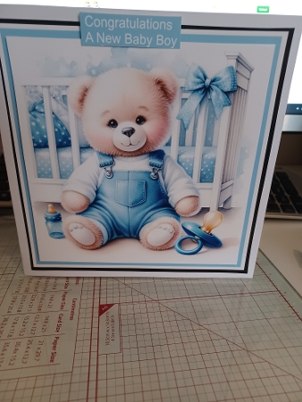 6X6 Blue Bears 1  - Illustrations for Cardmakers & Designers  by Christine Garner