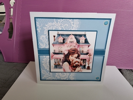 Ooh La La 2 Card Front 6x6 by Christine Garner